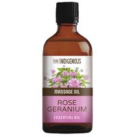 Pure Indigenous Rose Geranium Massage Oil